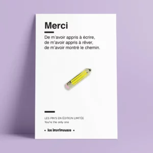 Pin’s Crayon - Merci