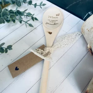 Spatule en bois - Merci de m'avoir aidé à grandir