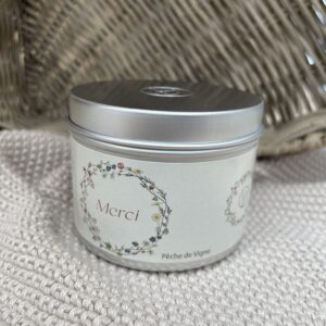 Bougie Merci - Pêche de vigne