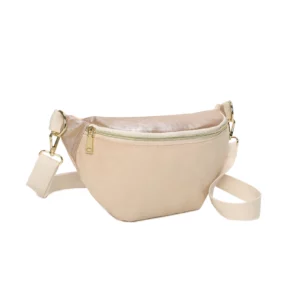 Sac banane bimatière nude