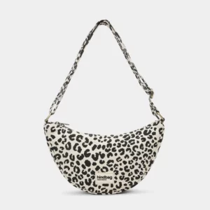 Sac banane Andrea Léopard écru