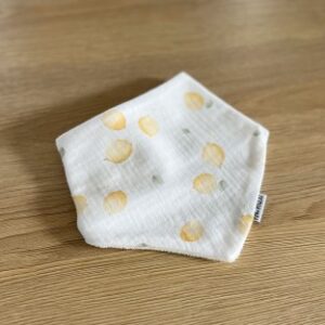 Bavoir double gaze - Lemon