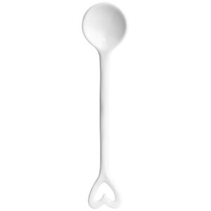Cuillère en porcelaine blanche