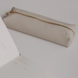 Trousse à crayons taupe