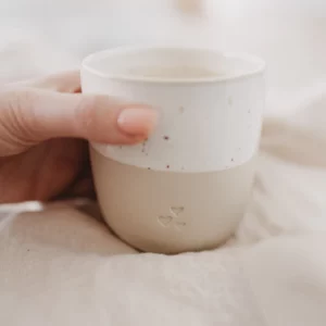 Tasse en grès sans manche 3 coeurs