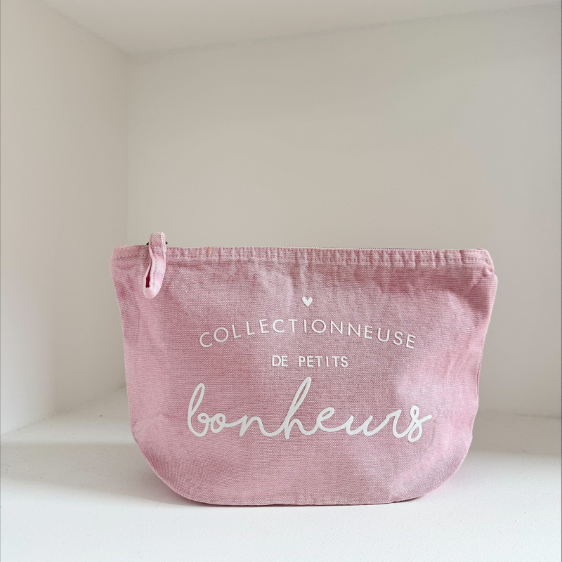 Trousse rose – Collectionneuse de petits bonheurs