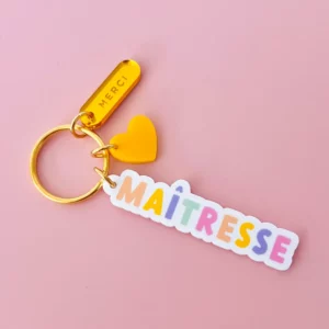 Porte-clé - Merci Maîtresse