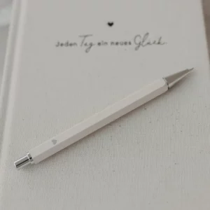 Porte-mine blanc crème