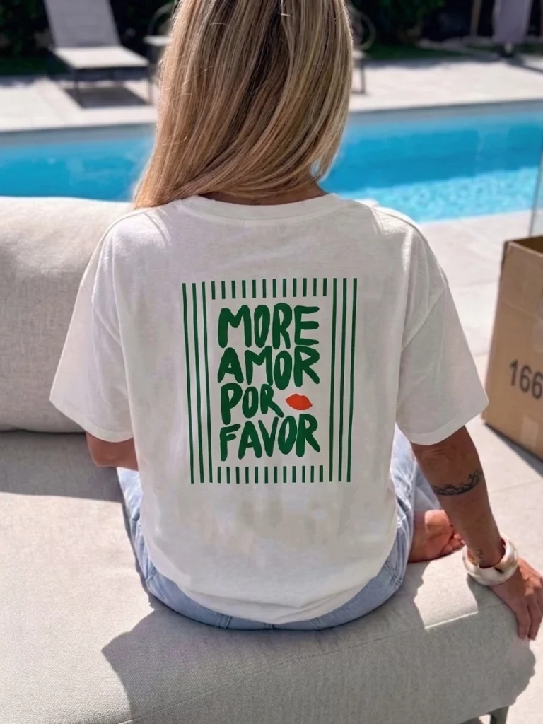 T-shirt more amore por favor