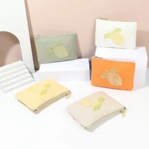 Trousse/Pochette plate Citrons
