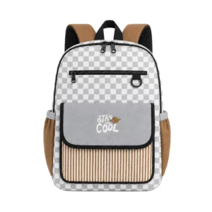 Sac école primaire Noé - damier