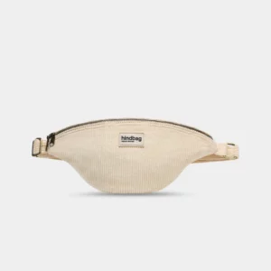 Sac banane Sasha Velours Beige
