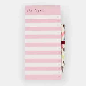 Bloc-notes et stylo
