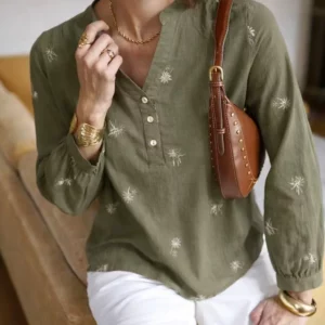 Chemise Zéma kaki