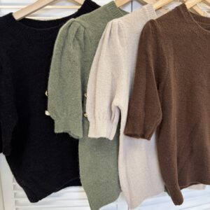 Pull KEZY manche courte en tricot