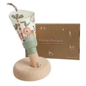 Lampe nomade Animaux Savane vert sauge