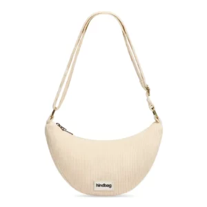 Sac bandoulière Andrea velours crème