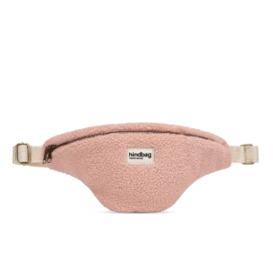 Sac banane Sasha teddy rose poudré